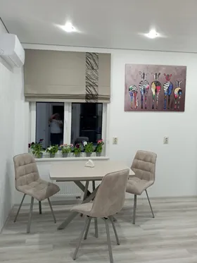 Пример дизайна интерьера с шторами