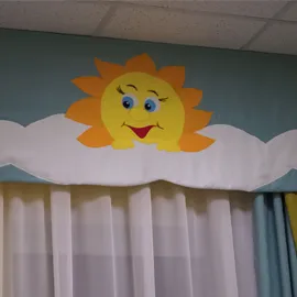 Шторы в доме творчества